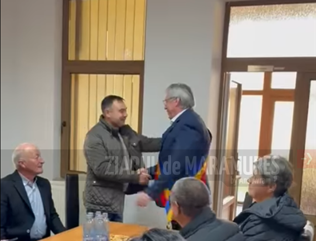 Invitați de seamă. Gheorghe Falcă, primarul comunei Ghindești s-a întâlnit weekendul trecut, cu primarul din Mireșu Mare, Ioan Mătieș