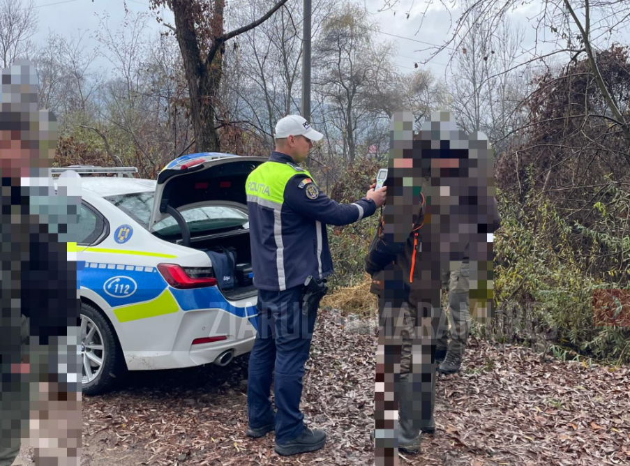 Peste 110 vânători verificați de polițiștii SAESP Maramureș. 50 au suflat în etilotest!