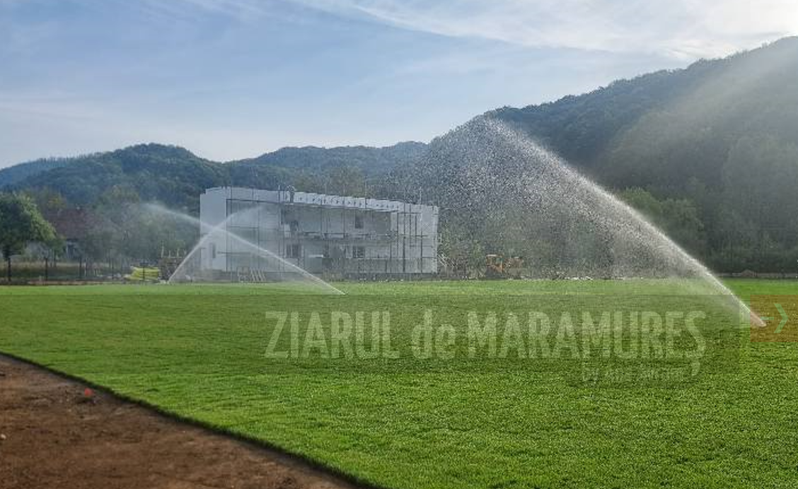 Baza sportivă din Băița prinde contur