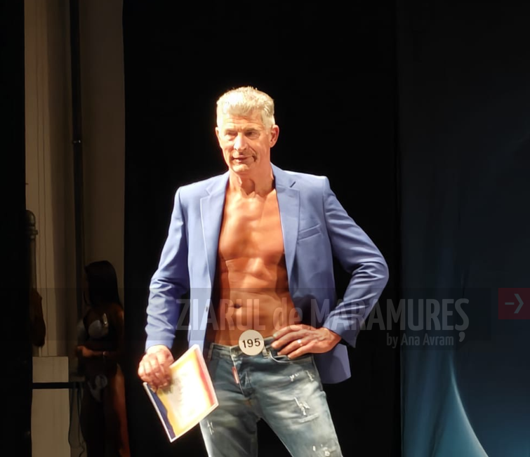 Profesorul Grigore Coman, de la Liceul din Vișeu de Sus, aur la Cupa Federației Române de Culturism
