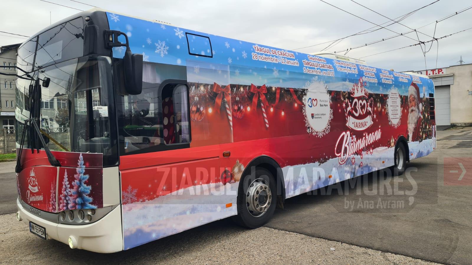 Autobuzul lui Moș Crăciun pornește astăzi la drum prin Baia Mare