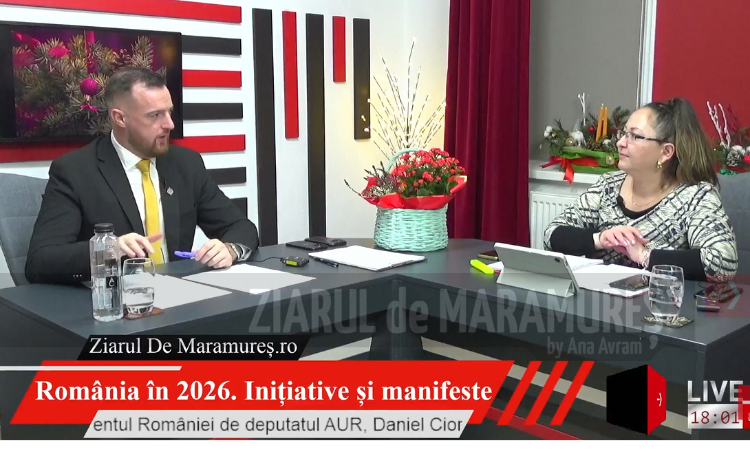 LIVE. România în 2026. Inițiative și manifeste. Invitat la ALTERNATIVE, Daniel Cironei, deputat AUR Maramureș