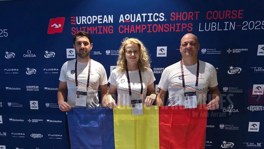 Băimărenii Kovacs Delia, Buciuman Vasile și Oros Răzvan, la Campionatele Europene de Înot Masters din Polonia
