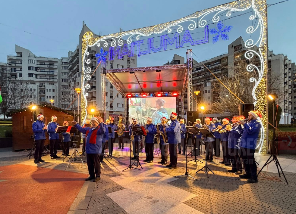 Fanfara Municipiului Baia Mare va susține concert de colinde în cadrul evenimentului ”Iarna Băimăreană”
