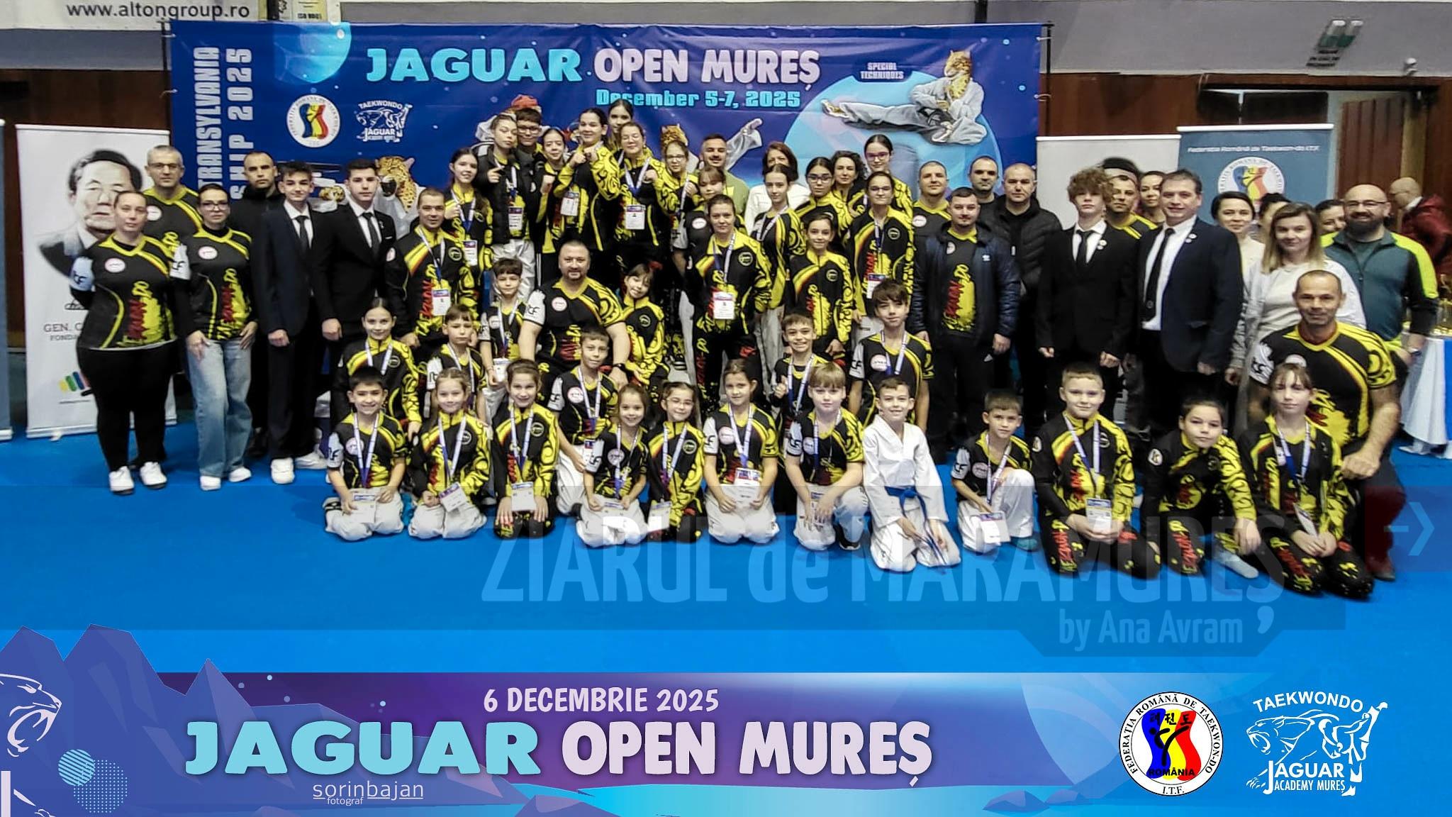 45 de medalii pentru Dragonii băimăreni la „Jaguar Open Mureș-Taekwon-do ITF Transilvania Championship”