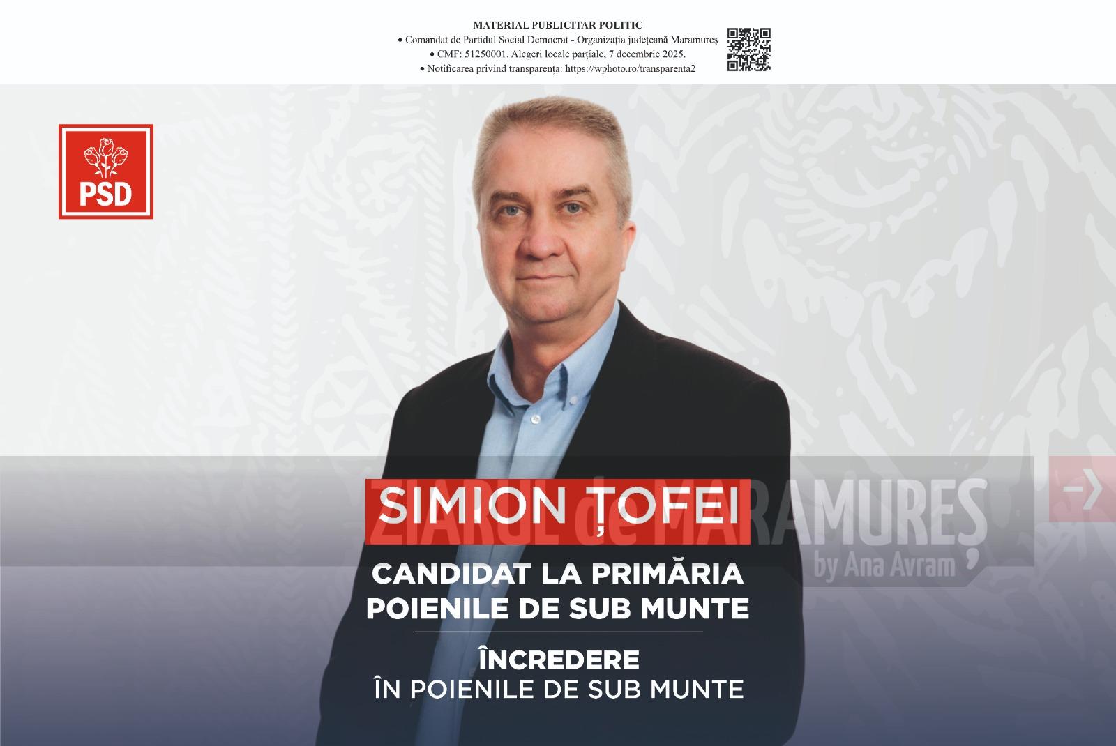 Simion Țofei, antreprenorul care vrea să readucă normalitatea în Poienile de sub Munte