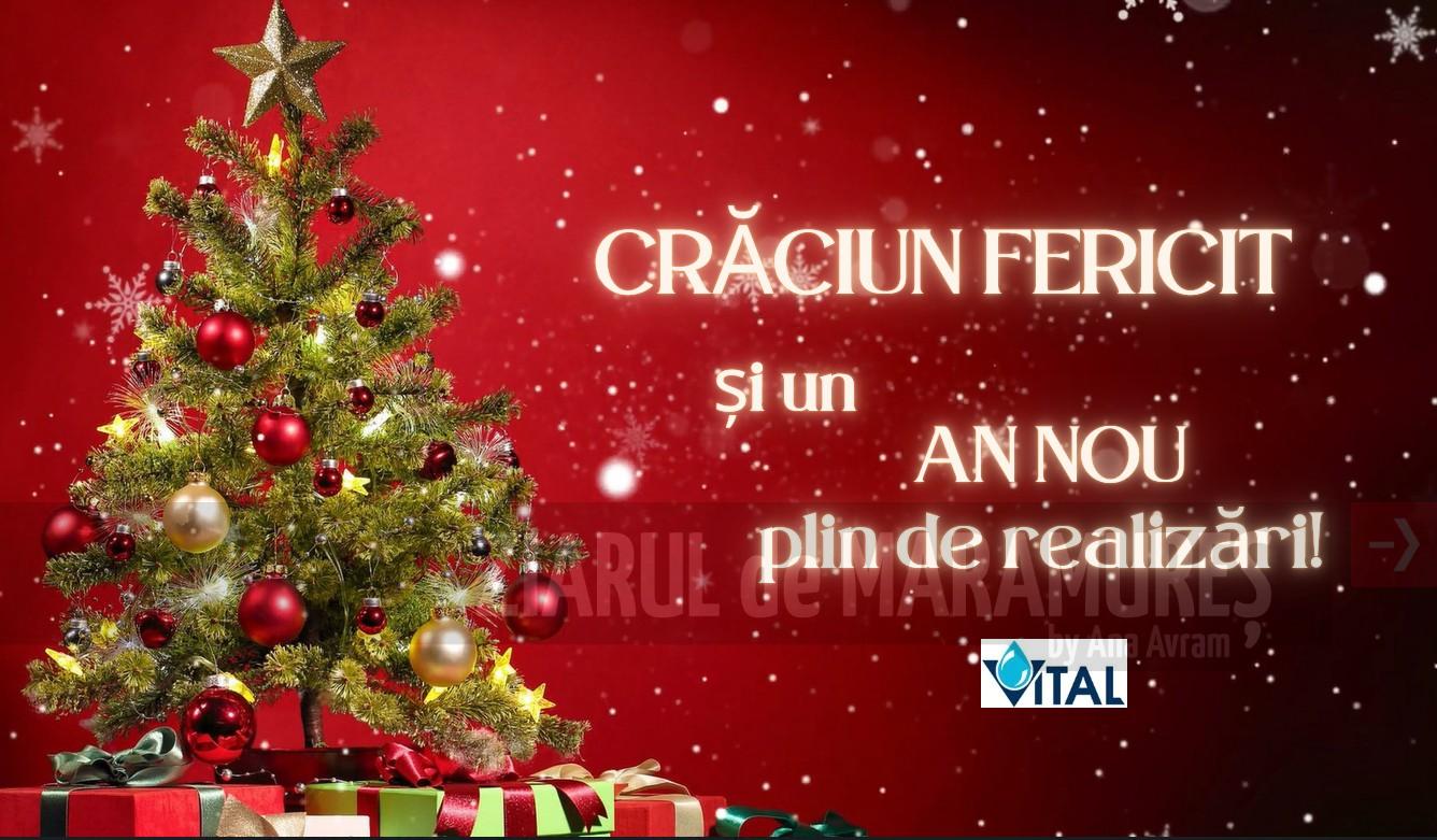 Societatea VITAL S.A vă urează sărbători frumoase alături de cei dragi!