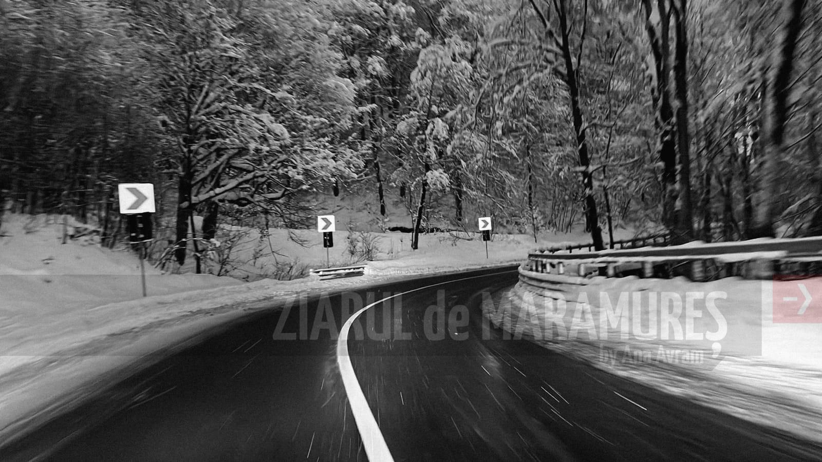 INFO TRAFIC. Starea drumurilor naționale din județ. -4 grade C la noapte, în Maramureș