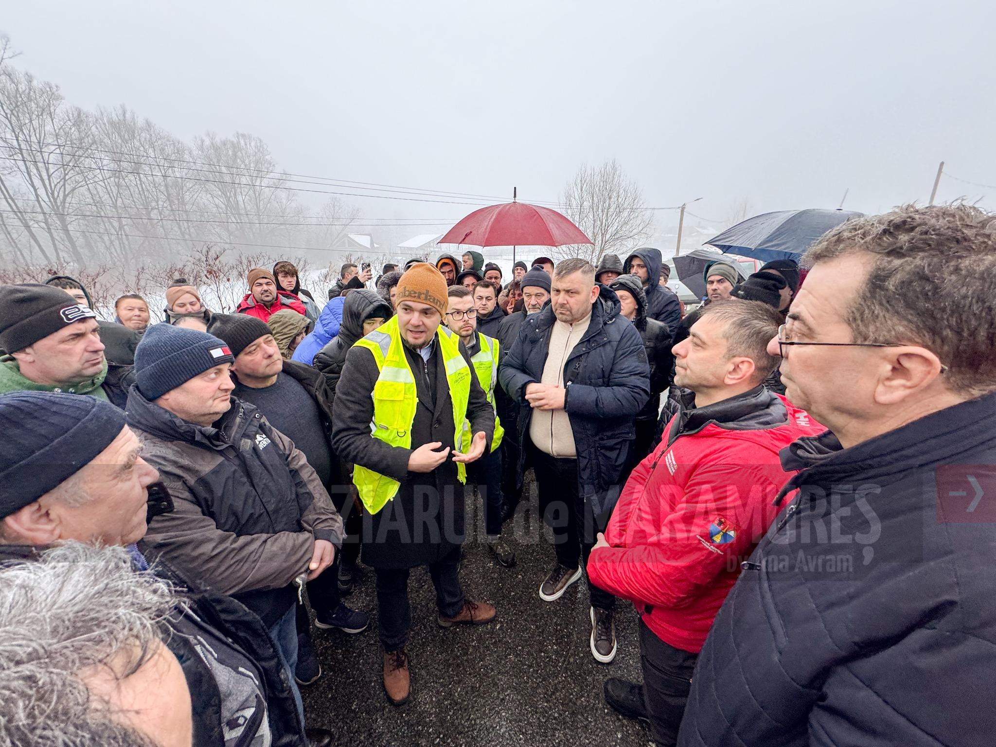 Presedintele Gabriel Zetea a fost la Vișeu de Jos. Podul surpat, o urgență pentru Consiliul Județean Maramureș