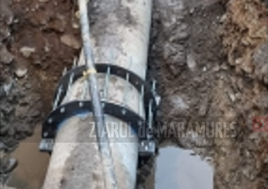 Avaria la conducta de transport apă potabilă Dn800mm a fost remediată (Comunicat de presă)