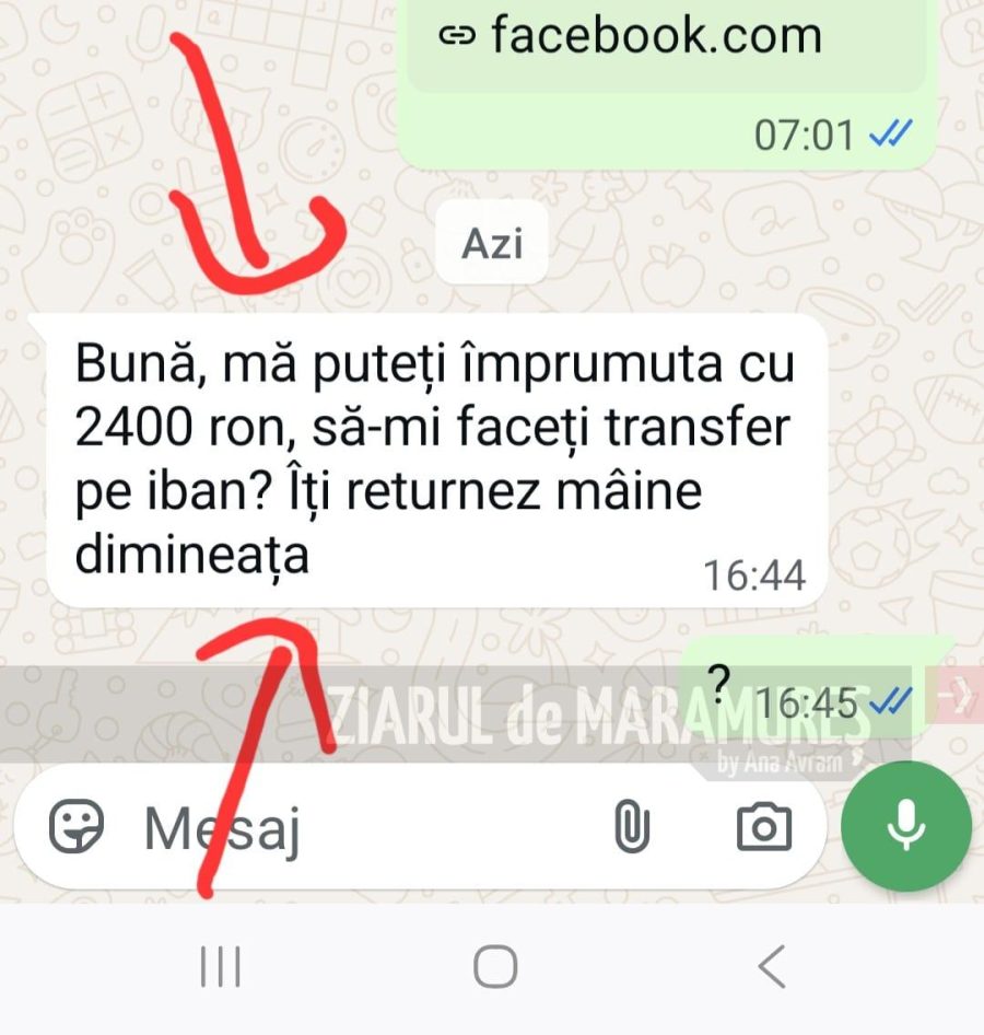O băimăreancă în vârstă de 49 de ani s-a trezit cu contul de WhatsApp spart. Si nu doar atat… 2.400 lei a fost suma ceruta