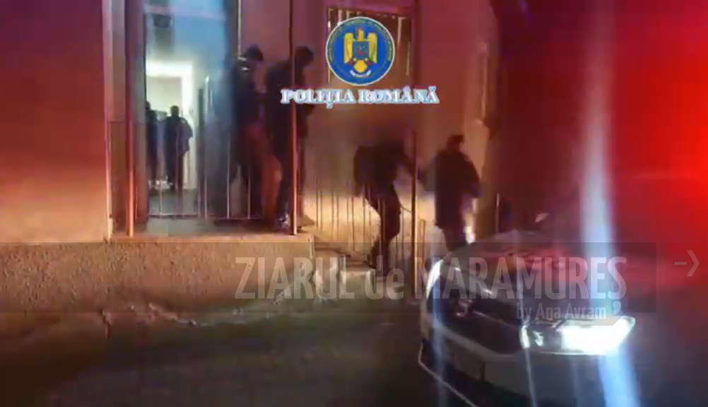4 indivizi reținuți de politisti după ce s-au bătut pe o strada din Sighetu Marmației