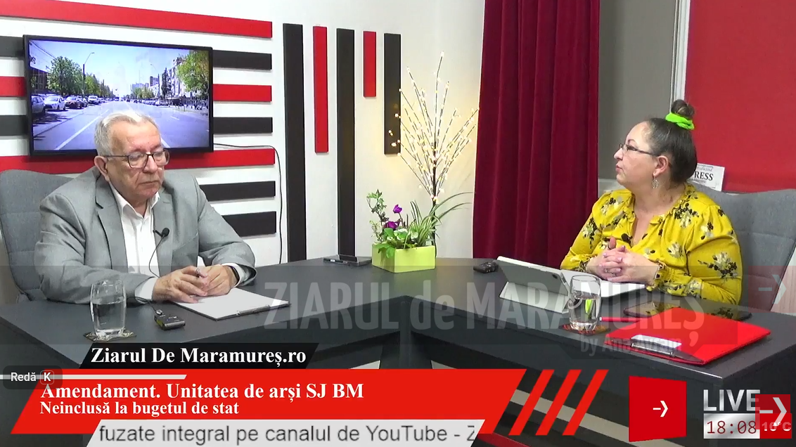 Live. Amendament. Unitatea funcțională de arși SJ Baia Mare, neinclusă la bugetul de stat