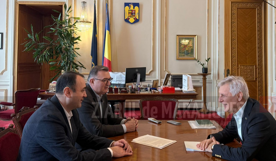 Senatorul Sorin Vlasin a avut discutii cu liderul grupului parlamentar PSD din Senat, Daniel Zamfir, pentru sprijinirea municipiului Sighetu Marmației