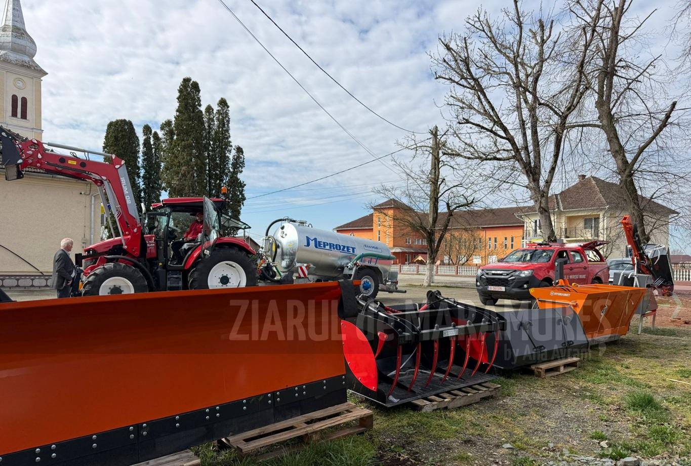 Noi dotări necesare în cazul situațiilor de urgență, sosite în comuna Miresu Mare