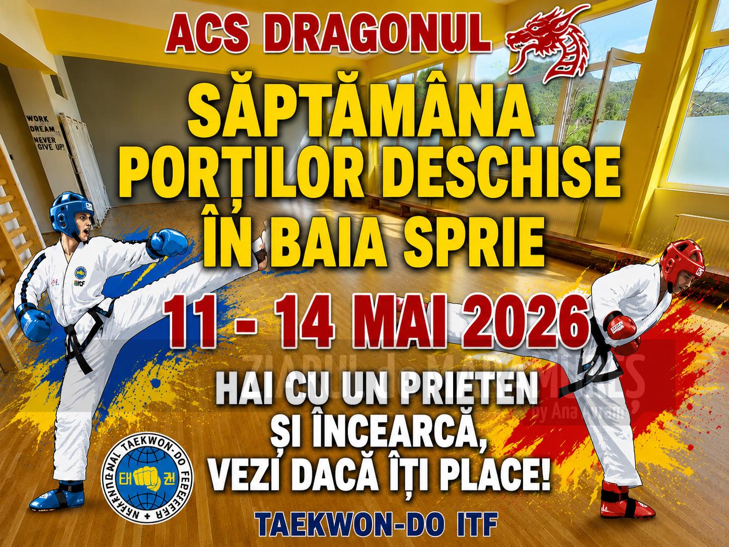 Master Dan Goron a spus: START inscrieri Baia Sprie!