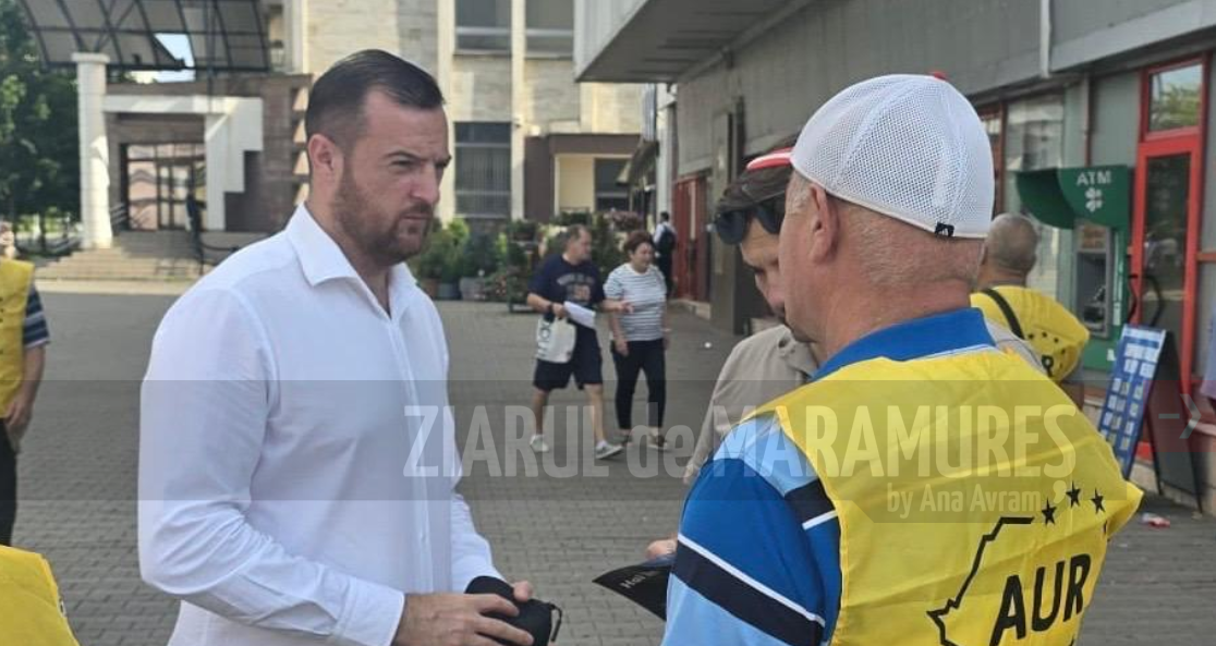 Deputatul AUR de Maramureș, Daniel Ciornei, a lansat în municipiul Baia Mare campania „AUR te Aude”