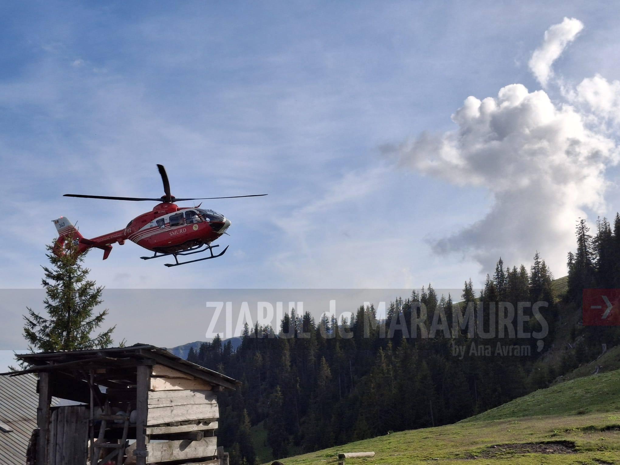 Doi ucraineni salvati din munti. Unul din ei a fost abandonat într-un pârâu. Acesta a fost preluat de un elicopter