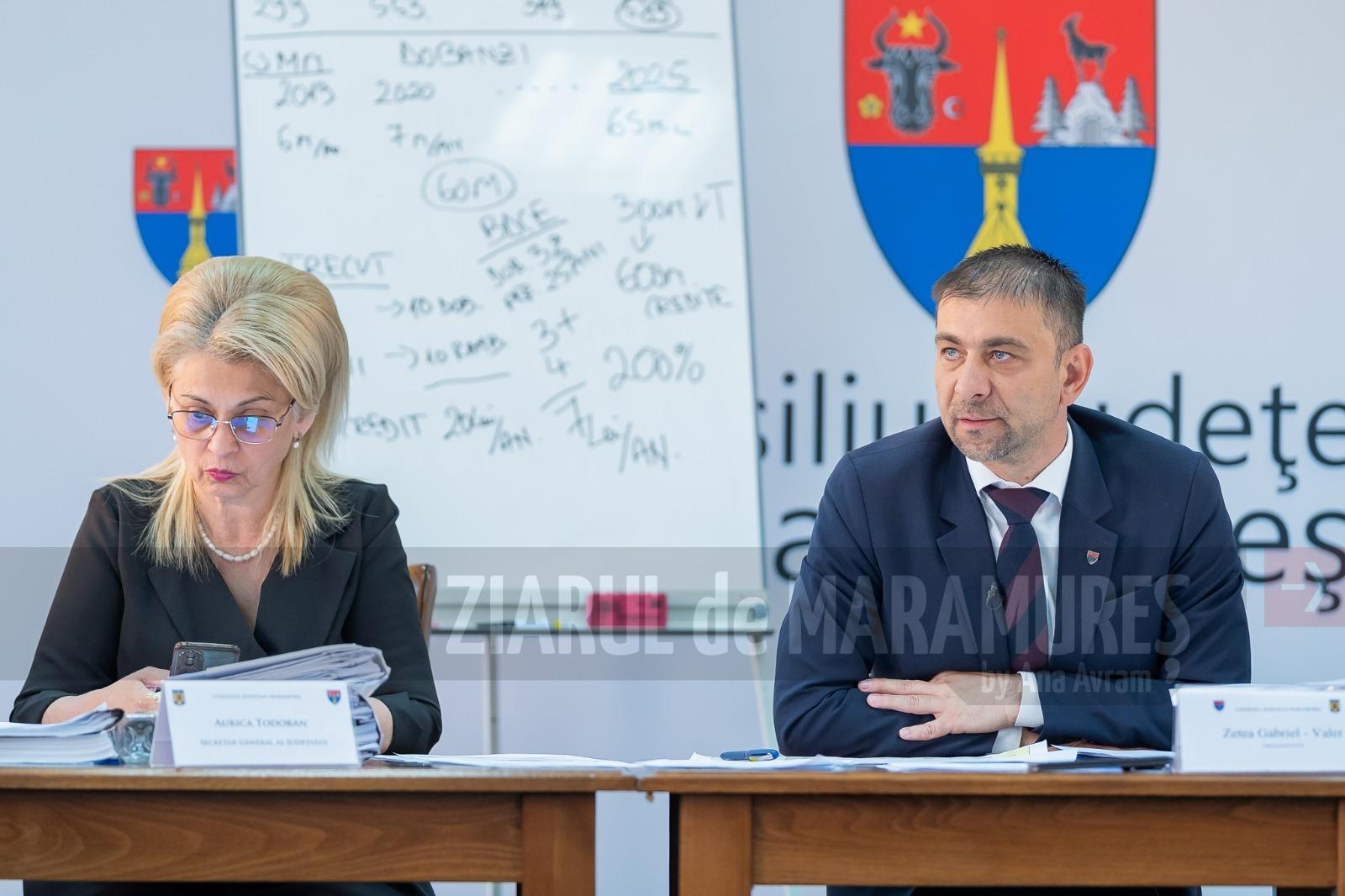 Consiliul Județean Maramureș a aprobat bugetul pentru anul 2026. Aproape 600 de milioane de lei pentru dezvoltarea județului și continuarea investițiilor record