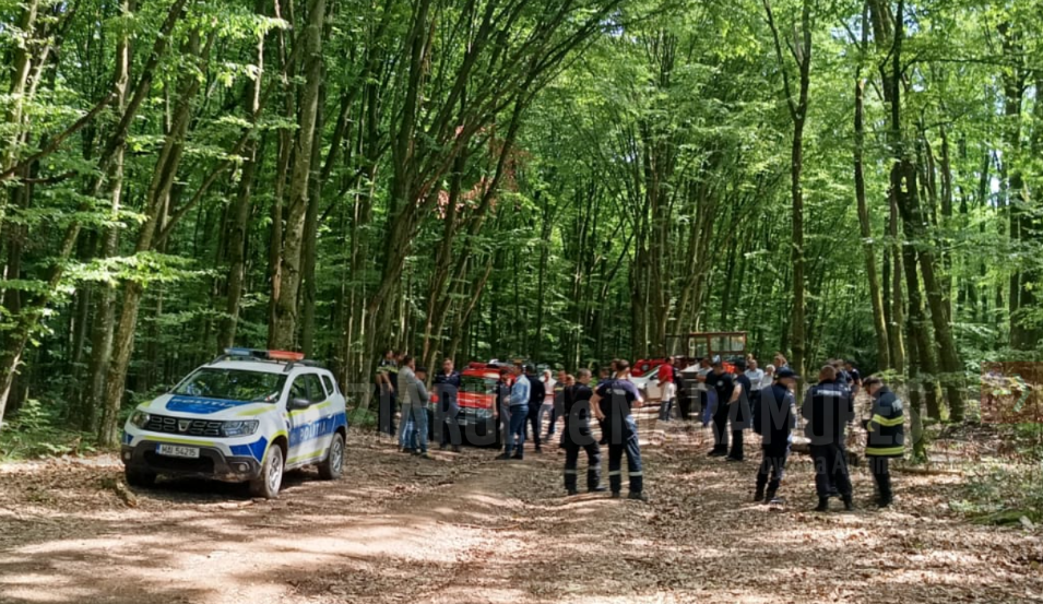 Bătrân rătăcit în pădure. Echipele de interventie l-au găsit în câteva ore de la sesizare