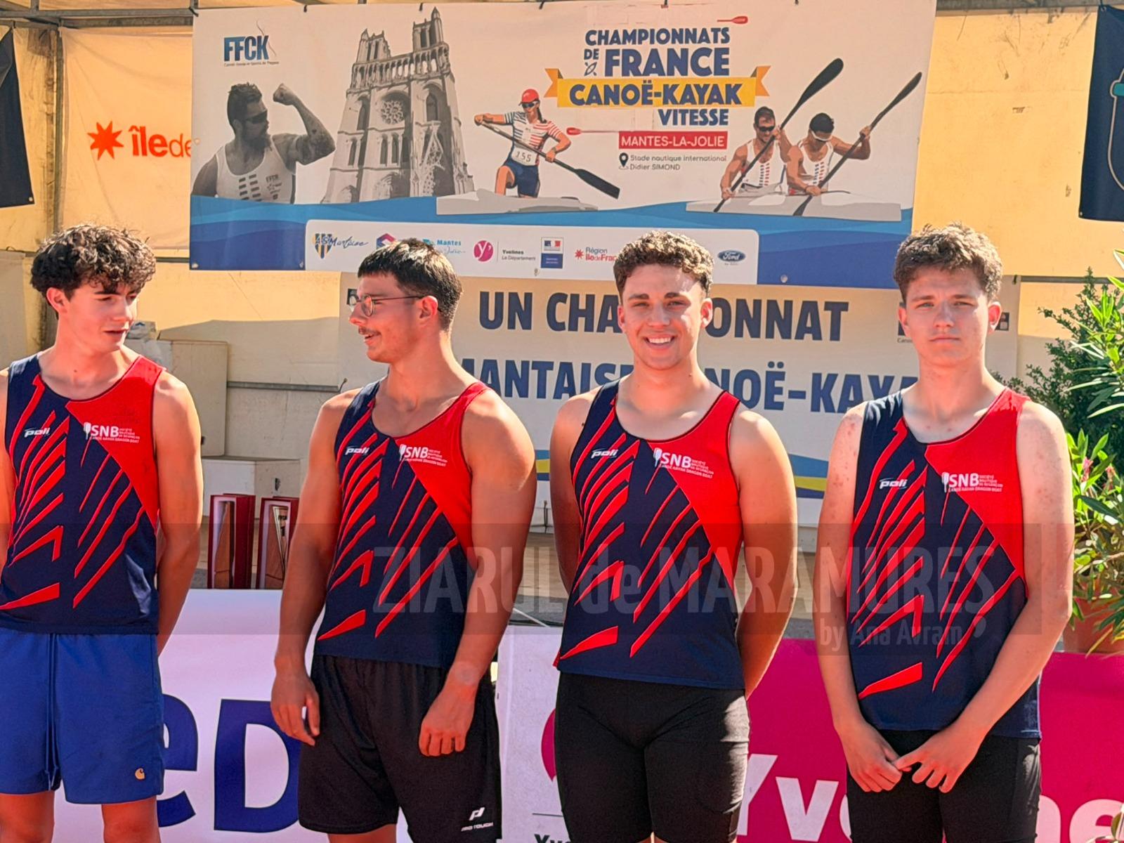 Simared BM. Rafael One și Matias Ciocan au obtinut bronz la Campionatul Național de Viteză al Franței (Kaiac-Canoe)