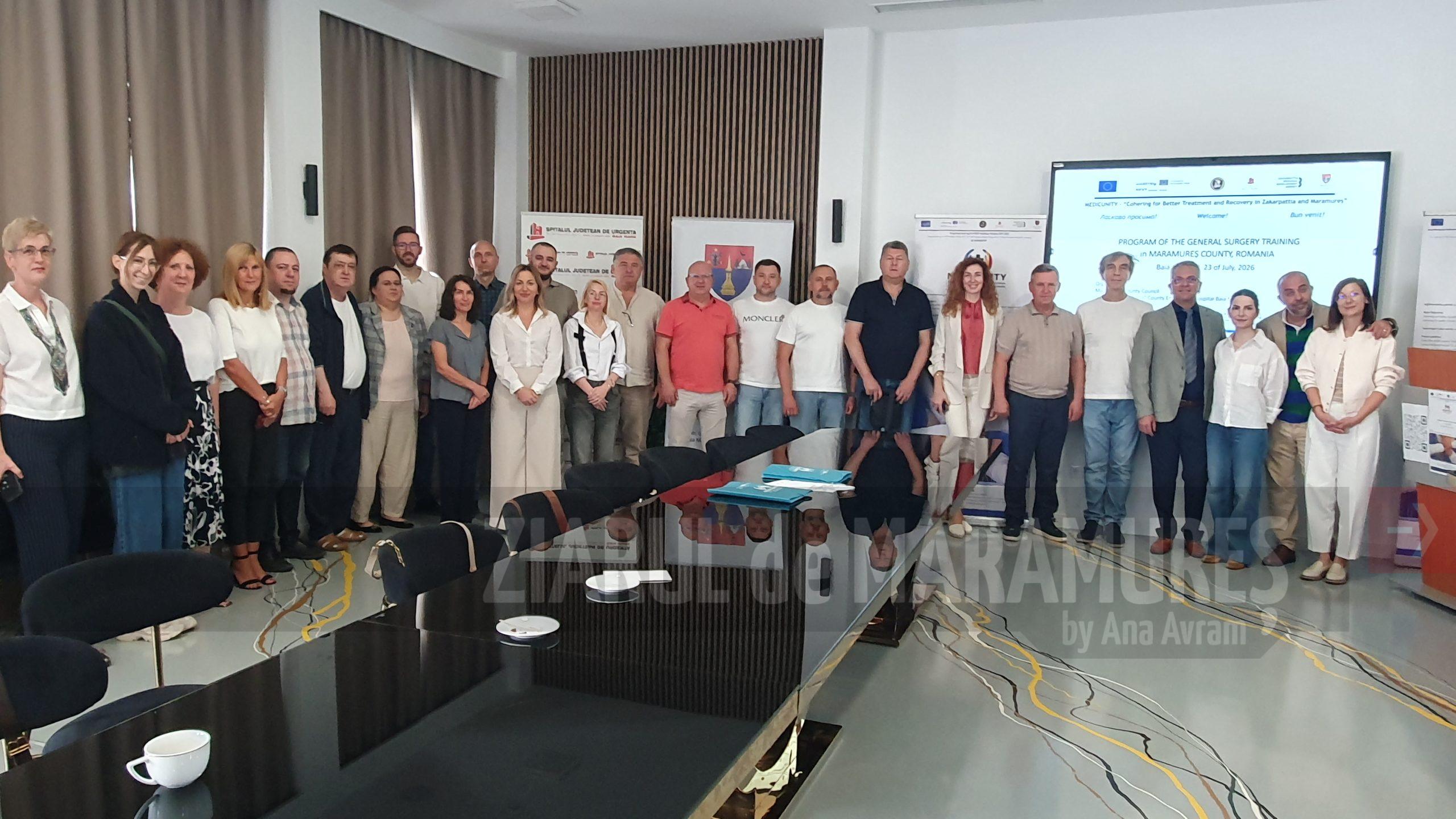 Medicii din Baia Mare și Transcarpatia, parteneriat pentru excelență în chirurgie în cadrul proiectului „Medicunity”