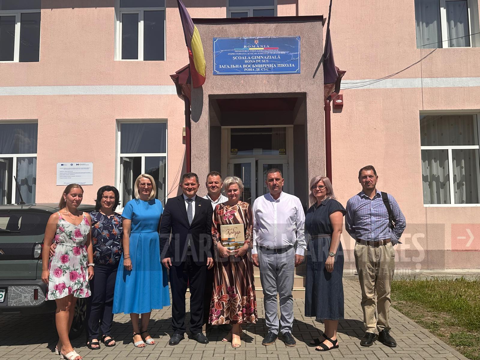 Consulul Onorific al Ucrainei, Vasile S. Ruscovan, a revenit în comunitatea natală din Rona de Sus