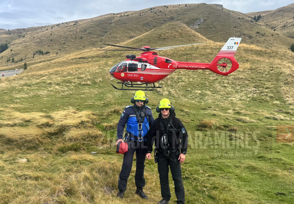Doi jandarmi montani din Borșa, pregătiți pentru intervenții de salvare cu suport aerian la Centrul Montan Sinaia