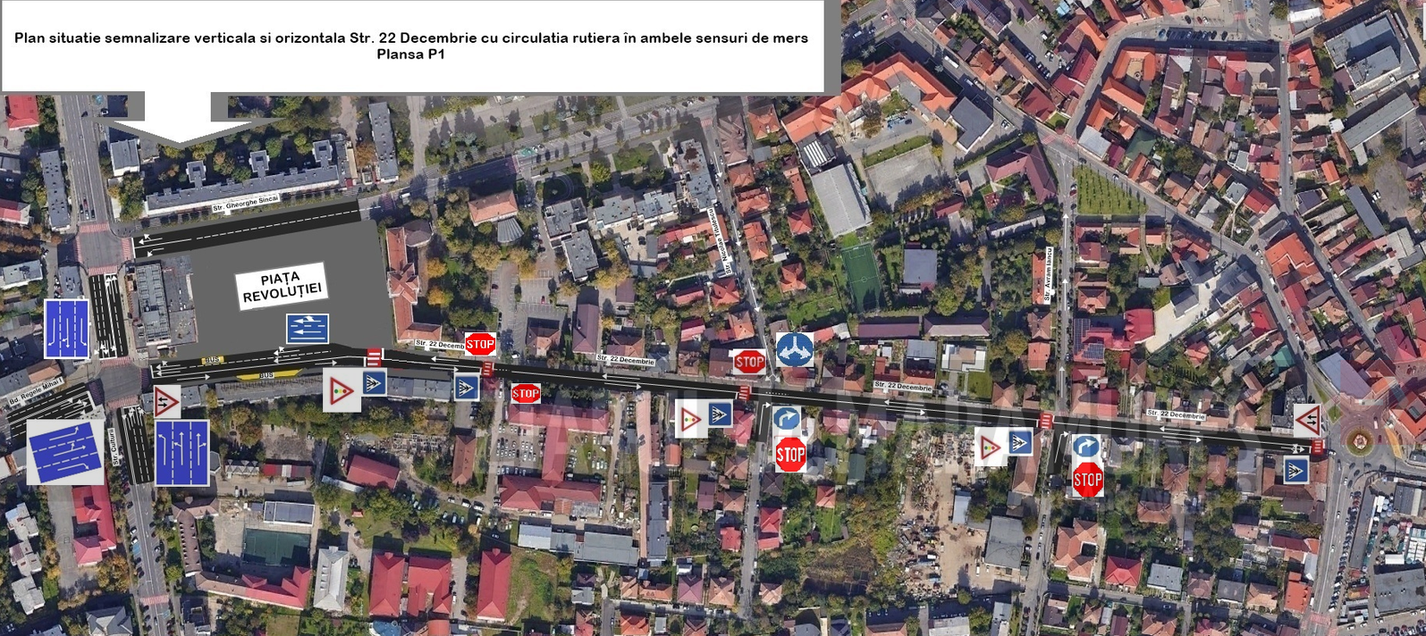 17 oct. MĂSURI. Se introduce circulația în dublu sens pe strada 22 Decembrie