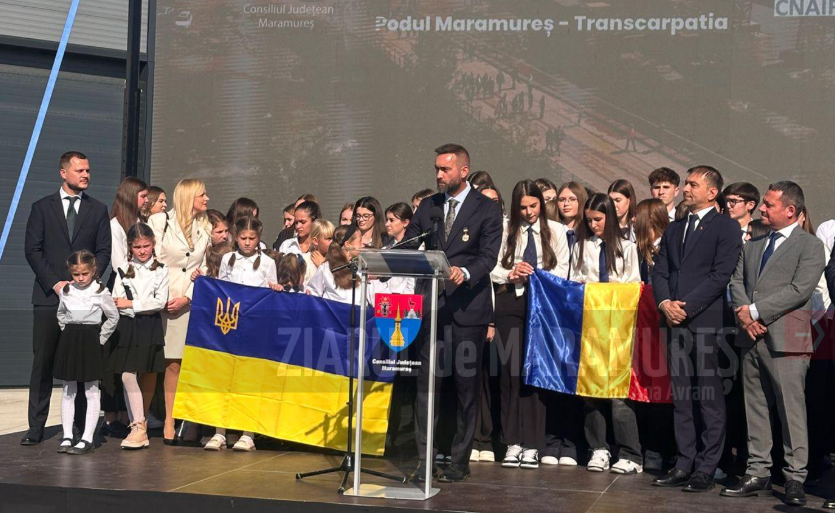 Senatorul Cristian-Augustin Niculescu-Țâgârlaș, reprezentant al Senatului României la inaugurarea din 8 octombrie a noului pod peste Tisa