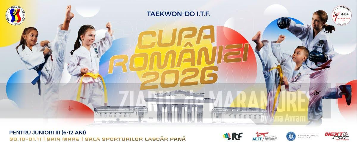 BM. Cupa României Taekwon-do ITF – Juniori III, sâmbătă, 31 octombrie, la Sala Sporturilor ”Lascăr Pană”